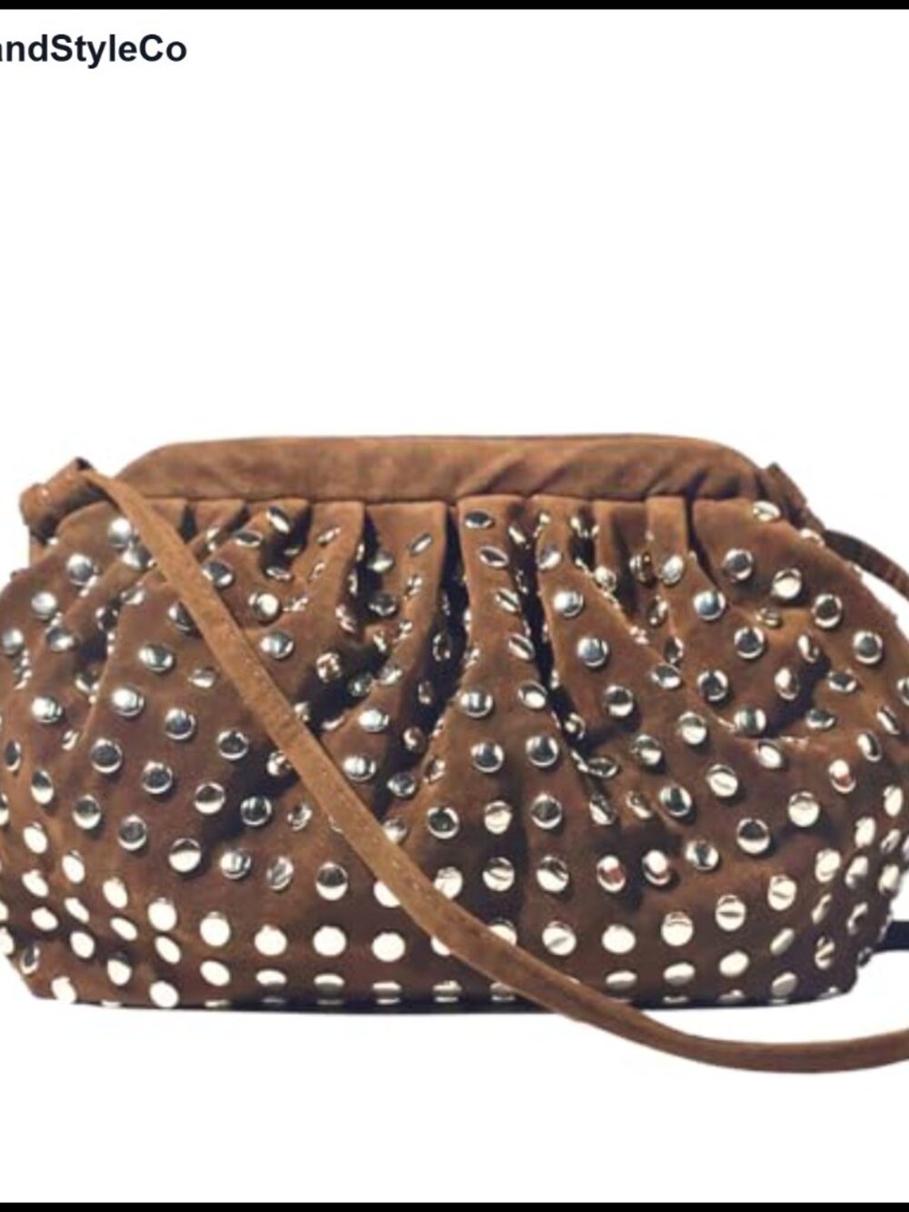 PU Leather Dumpling Pouch Clutch Crossbody Shoulder Bag for Women
